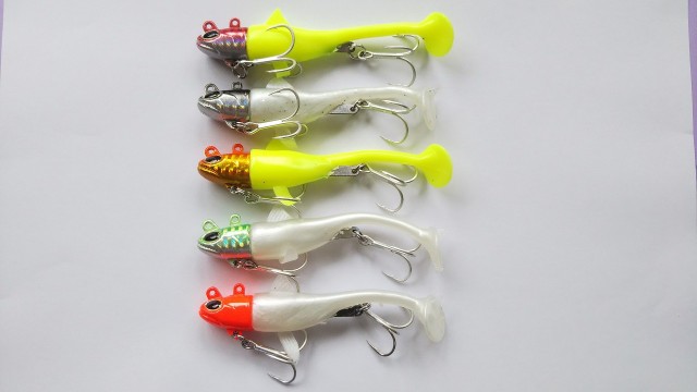 約35g ジグヘッド + ワーム 5色セット 魚型ヘッド 市販のワームを着脱可能 やわらか素材 ヒラメ マゴチ シーバス タチウオ 根の通販はau  PAY マーケット - 雪見堂 | au PAY マーケット－通販サイト